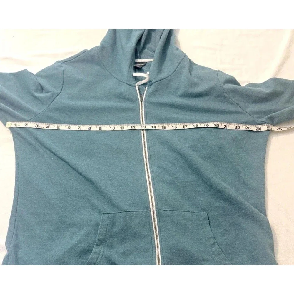 Eddie Bauer Women’s Teal Full Zip Hoodie Sweatshirt 2XL Tall